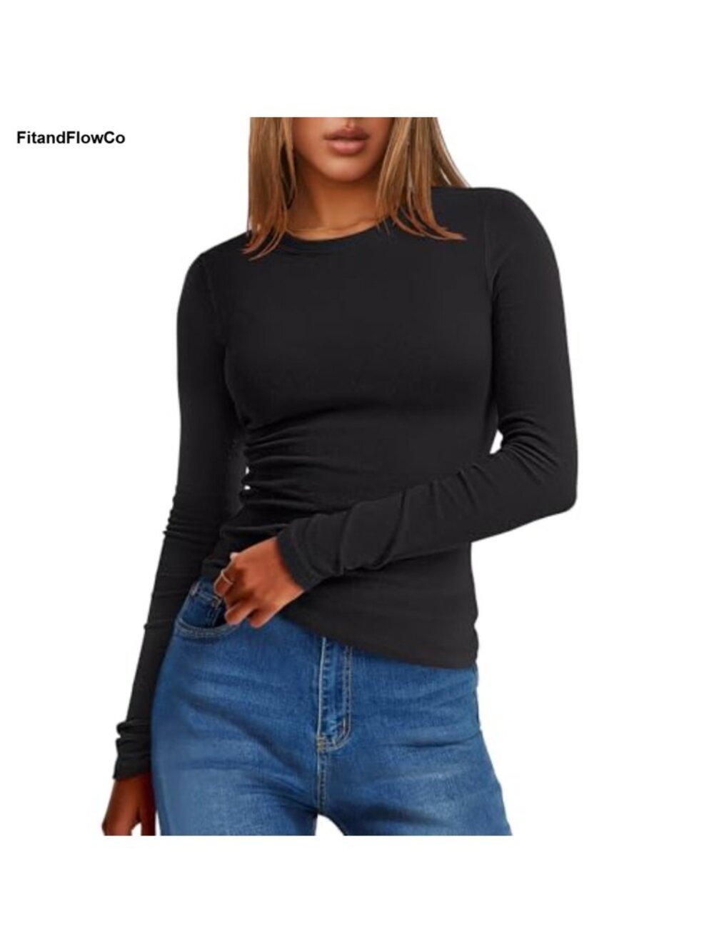 Women's Thermal Crewneck Long Sleeve Slim Fit Base Layer Top